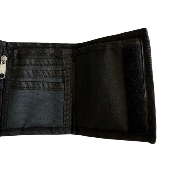 NASA Hook & Loop Trifold Wallet Unisex Black Starry Night Space Aerospace - Picture 4 of 11